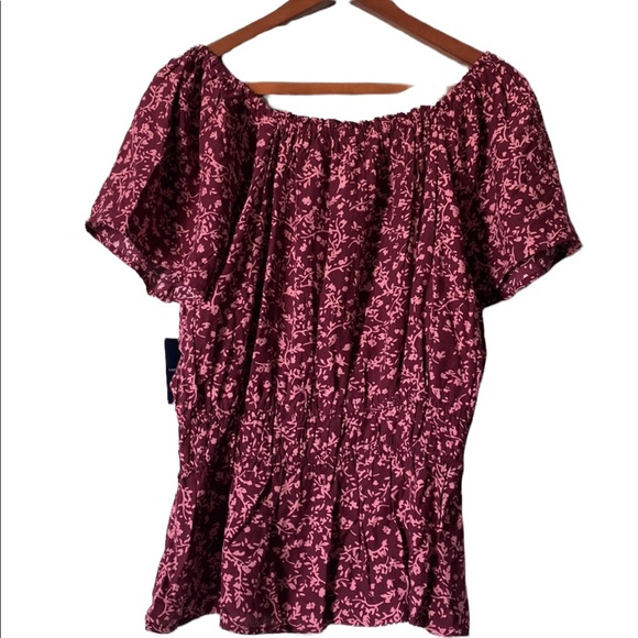 Lucky Brand Purple Short Sleeved Top - Picture 5 of 13